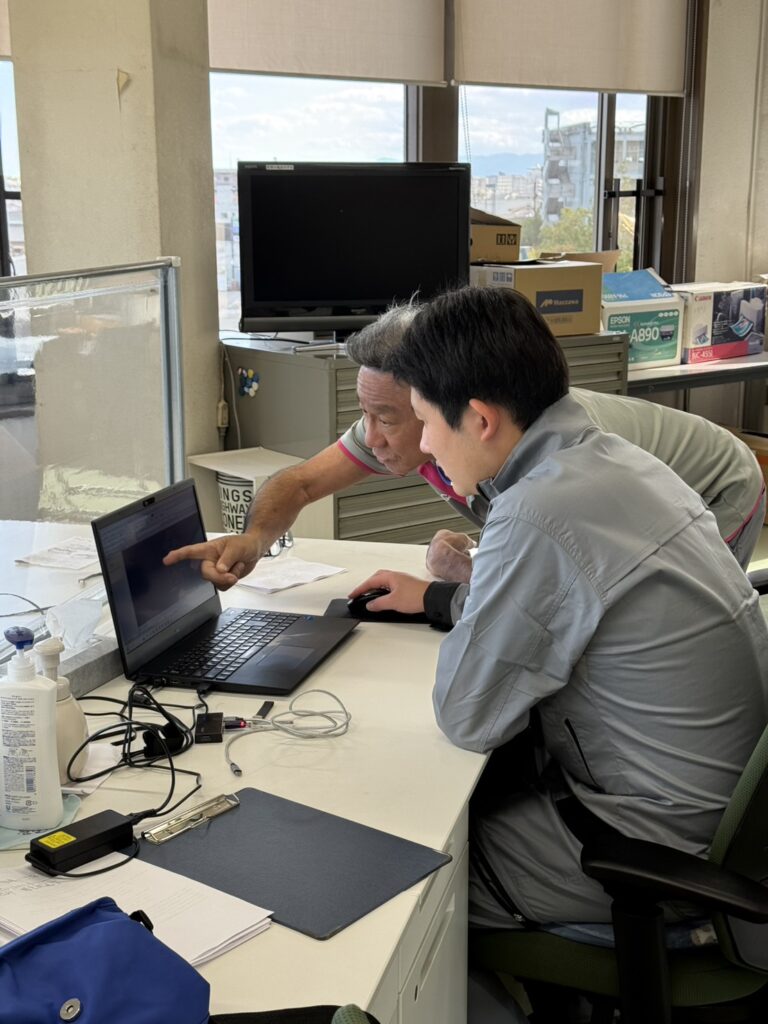 田布施農工のインターンシップ風景