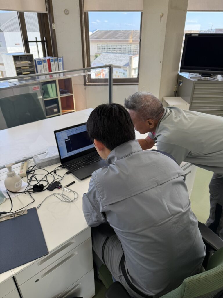 田布施農工のインターンシップ風景