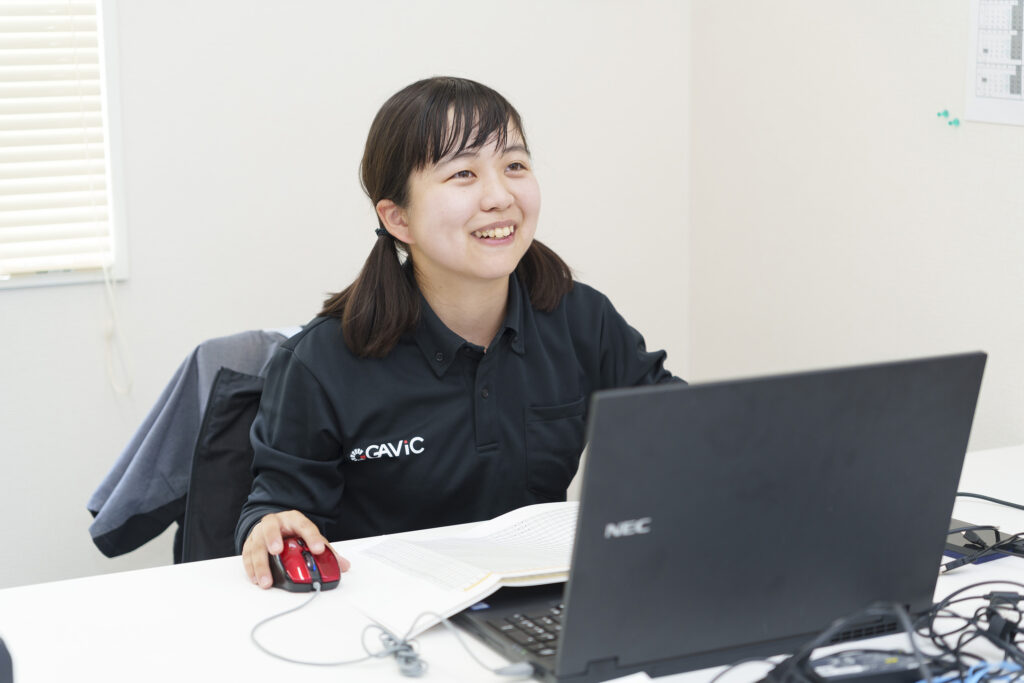 土木部工事課の女性社員